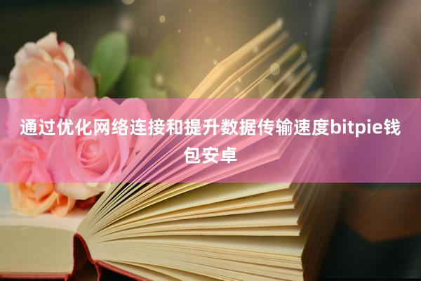 通过优化网络连接和提升数据传输速度bitpie钱包安卓