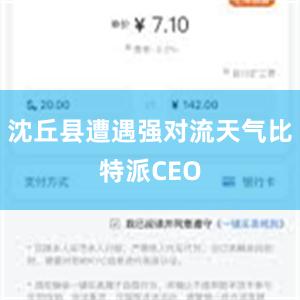 沈丘县遭遇强对流天气比特派CEO