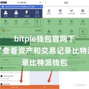 bitpie钱包官网下载除了查看资产和交易记录比特派钱包