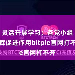 灵活开展学习；各党小组发挥促进作用bitpie官网打不开