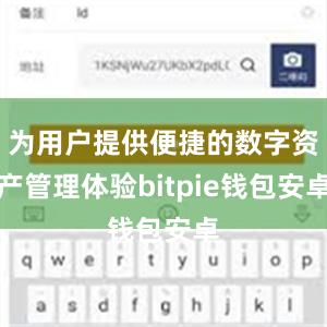 为用户提供便捷的数字资产管理体验bitpie钱包安卓