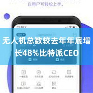 无人机总数较去年年底增长48%比特派CEO