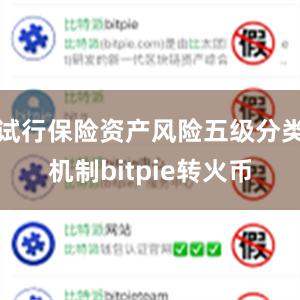 试行保险资产风险五级分类机制bitpie转火币